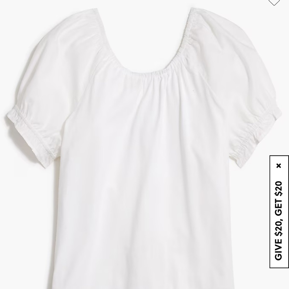 White Puff Sleeve Blouse